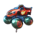 Fóliový balónek Auto Blaze (92 cm * 91 cm)