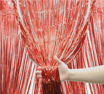 Dekorativní závěs Holo Red 100x200cm