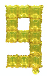 Číslo fólie POP IT 9 Gold (40 cm) 
