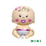 Fóliový balónek mini Dítě, Dívka