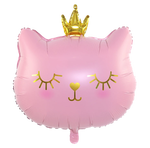 Fóliový balónek Růžová kočka (49cm*56cm)