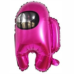 Fóliový balónek 55cm. Mezi USA, Human Pink