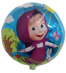 Fóliový balónek Máša 18" (45 cm).)