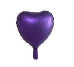 Foliové fialové srdce 18" (45cm).)