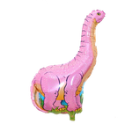 Růžový dinosaurus fóliový balónek (68 cm * 96 cm)