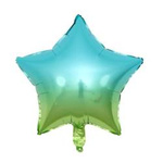 Duhově modrá fólie Star 18" (45 cm).)