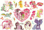 Tatuaże dla Dzieci My Little Pony  (1 szt)