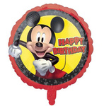 Fóliový balónek Mickey Happy Birthday 18" (45 cm).)