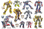 Dětské tetování Transformers (1 ks)