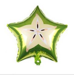Fóliový balónek Starfruit o průměru 18" (45 cm).)