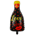 Fóliový balónek se šampaňským. LOVE (38 cm*81 cm)