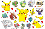 Pokémon tetování pro děti, Pikachu (1 ks)