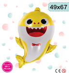 Fóliový balónek Baby Shark Yellow (49cm*67cm)