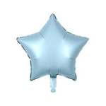 Hvězda z modré fólie 18" (45 cm).)