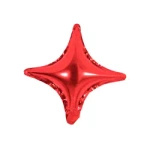 Červená fóliová hvězda 10" (25 cm).)