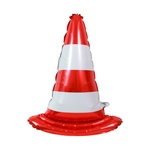 Silniční kuželový balónek - Párty dekorace 75x58x20 cm