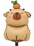 Fóliový balónek Capybara - krásná dekorace pro každou příležitost 78 × 42 cm.