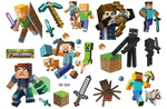 Dětské herní tetování, Minecraft, Pixels (1 ks)