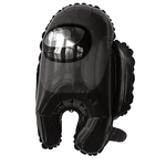 Fóliový balónek 55cm. Mezi USA, Human Black