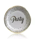 Papírové talíře na párty (10 ks).)