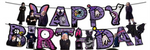 Girlanda papierowa Happy Birthday Wednesday (1 szt)