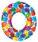 Balónky s číslem "0" (100 cm)