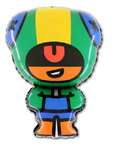 Fóliový balónek Brawl Stars Leon , Grabo