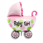 Fóliový balónek Baby Girl (92X94cm)