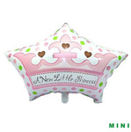 Mini nová malá princezna fóliový balónek 