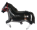 Balon Foliowy Koń Czarny (75cm*103cm)