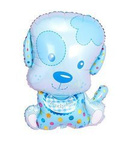 Fóliový balónek Blue Dog (68X64cm)