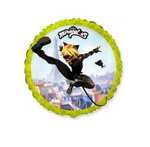 Fóliový balónek Black Cat 18" (45 cm), FLEXMETAL™