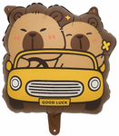 Fóliový balónek Capybara 46x52 cm.