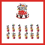 Mickey Mouse Cake Toppers - Disneyho narozeninové kouzlo