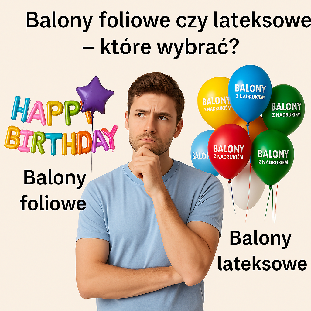 Balony foliowe czy lateksowe – które wybrać?