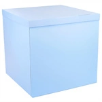 Exclusive blue gift box for balloons, 70x70 cm