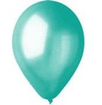 Balloons 30 cm, Turquoise Metal (25 pcs.)