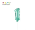 Number balloon on a stick "1" 