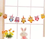 Owls paper garland (1 pc.)