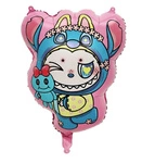 Labubu foil balloon 48 cm x 63 cm.