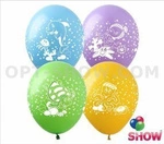 Printed rubber balloons Animals (10 pcs.)
