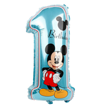 Foil Balloon Number 1 Mickey (80cm)