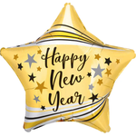 Happy New Year 18" (45cm) foil balloon.)