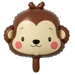 Monkey-shaped 57"49 cm foil balloon.