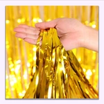 Gold Decorative Curtain 100x200cm