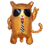 Foil Balloon Cat in Glasses (60cm*62cm)