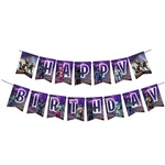 HAPPY BIRTHDAY Fortnite paper garland - birthday decoration