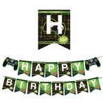 Happy Birthday Gaming Paper Garland - Player's Birthday Decoration