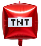 TNT Minecraft Pixels Foil Balloon (55cm*55cm)