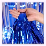 Blue Decorative Curtain 100x200cm (1-pack.)